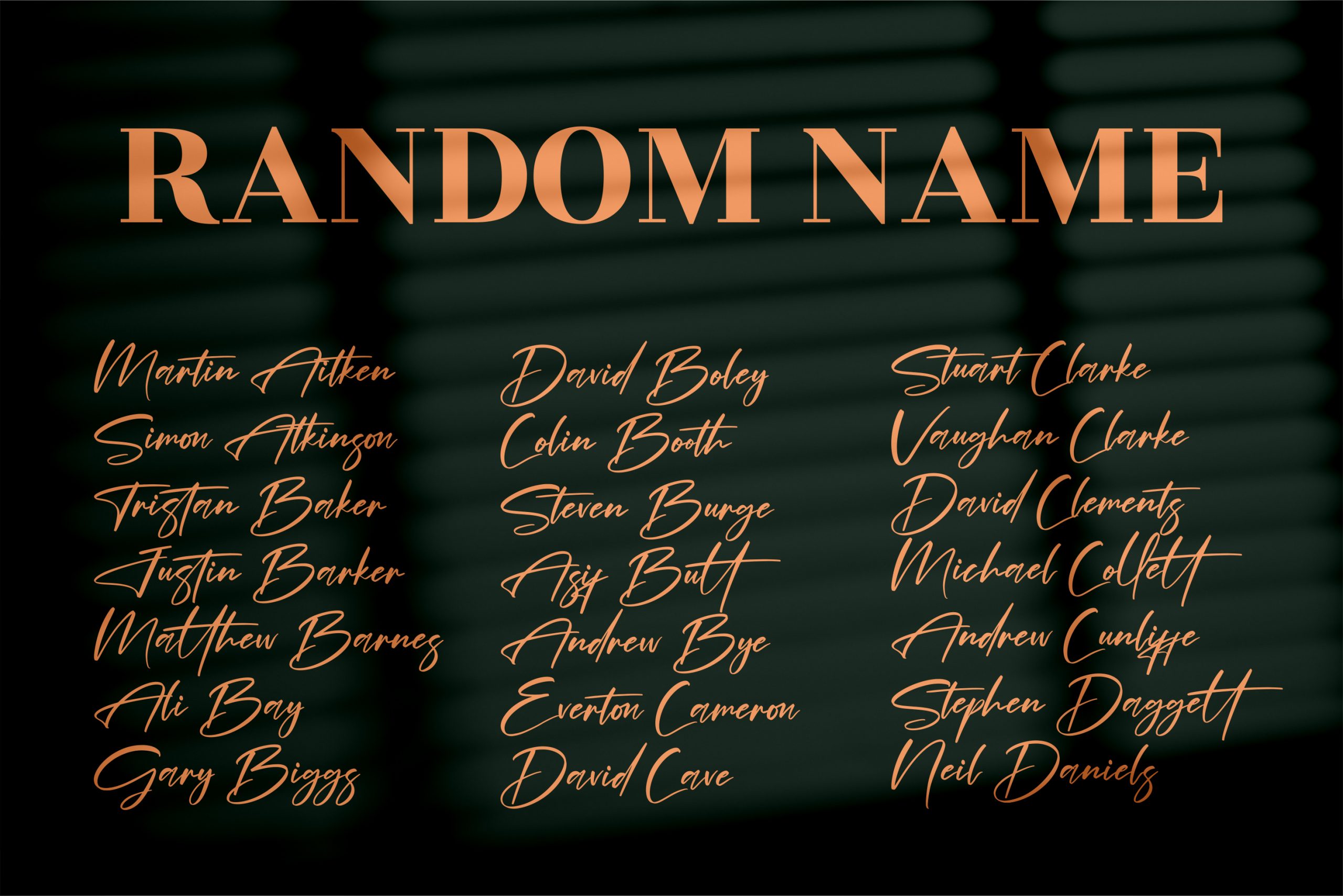 Hendycroft Signature Font preview image 3