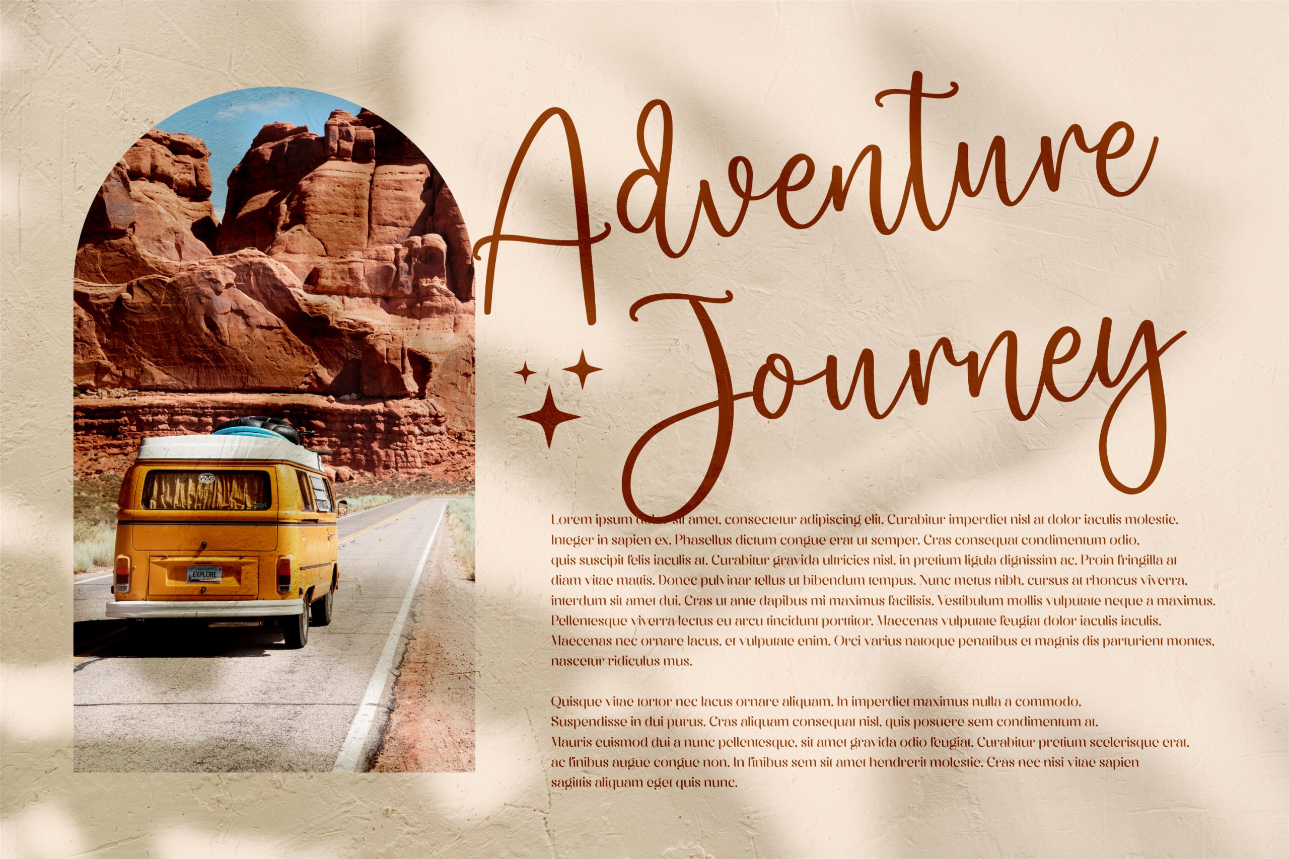 Safira Brown Font preview image 5