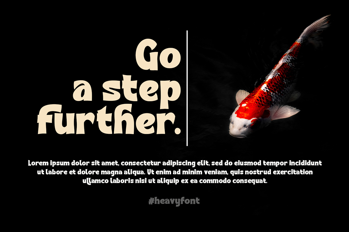 Heavy Bold Font preview image 3