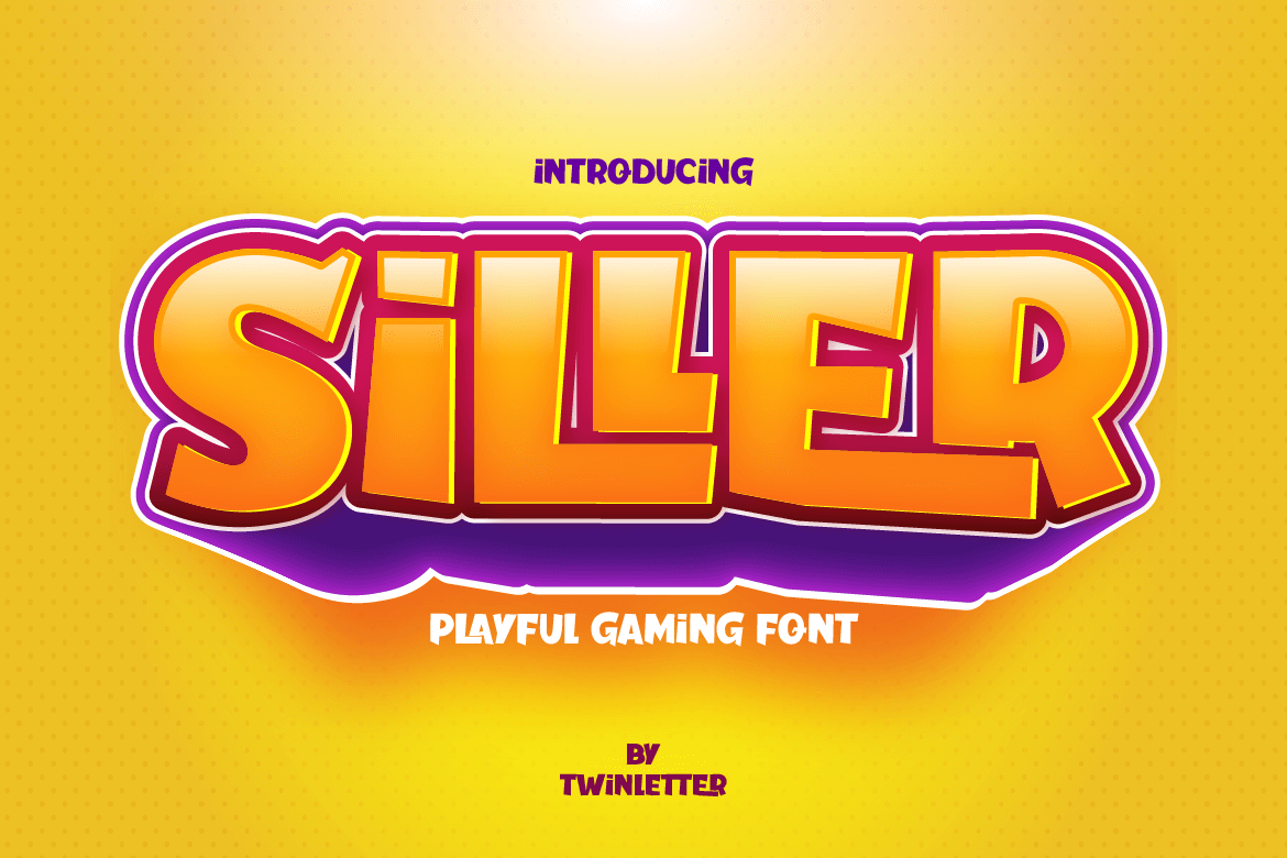 Siller Display Font