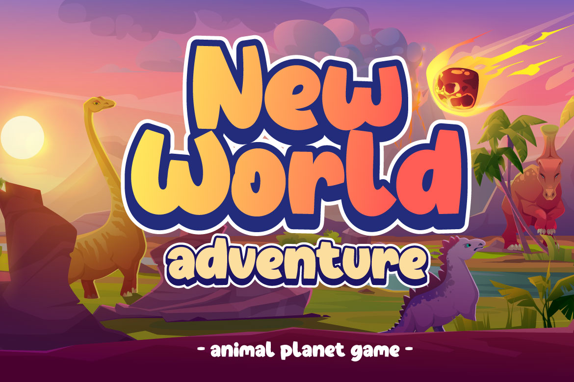 Dino Jumps Font preview image 2