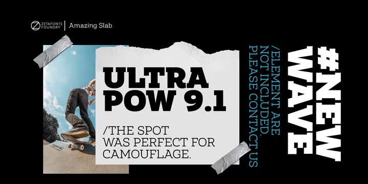 Amazing Slab Font Family preview image 2