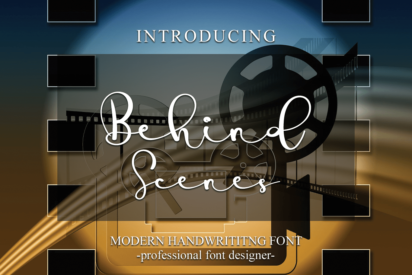 Behind Scenes Font