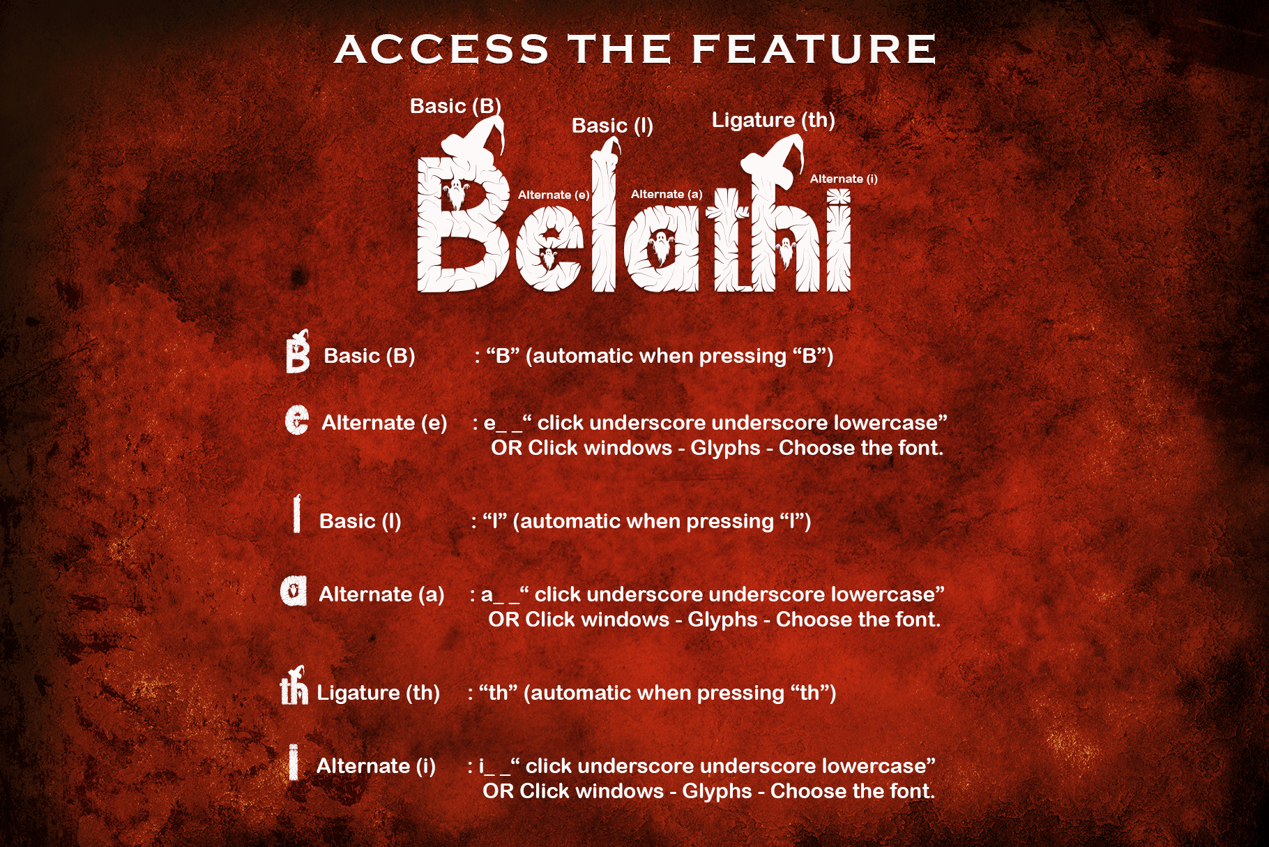 Devil Scream Font preview image 3