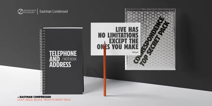 Eastman Condensed Font Family preview image 3