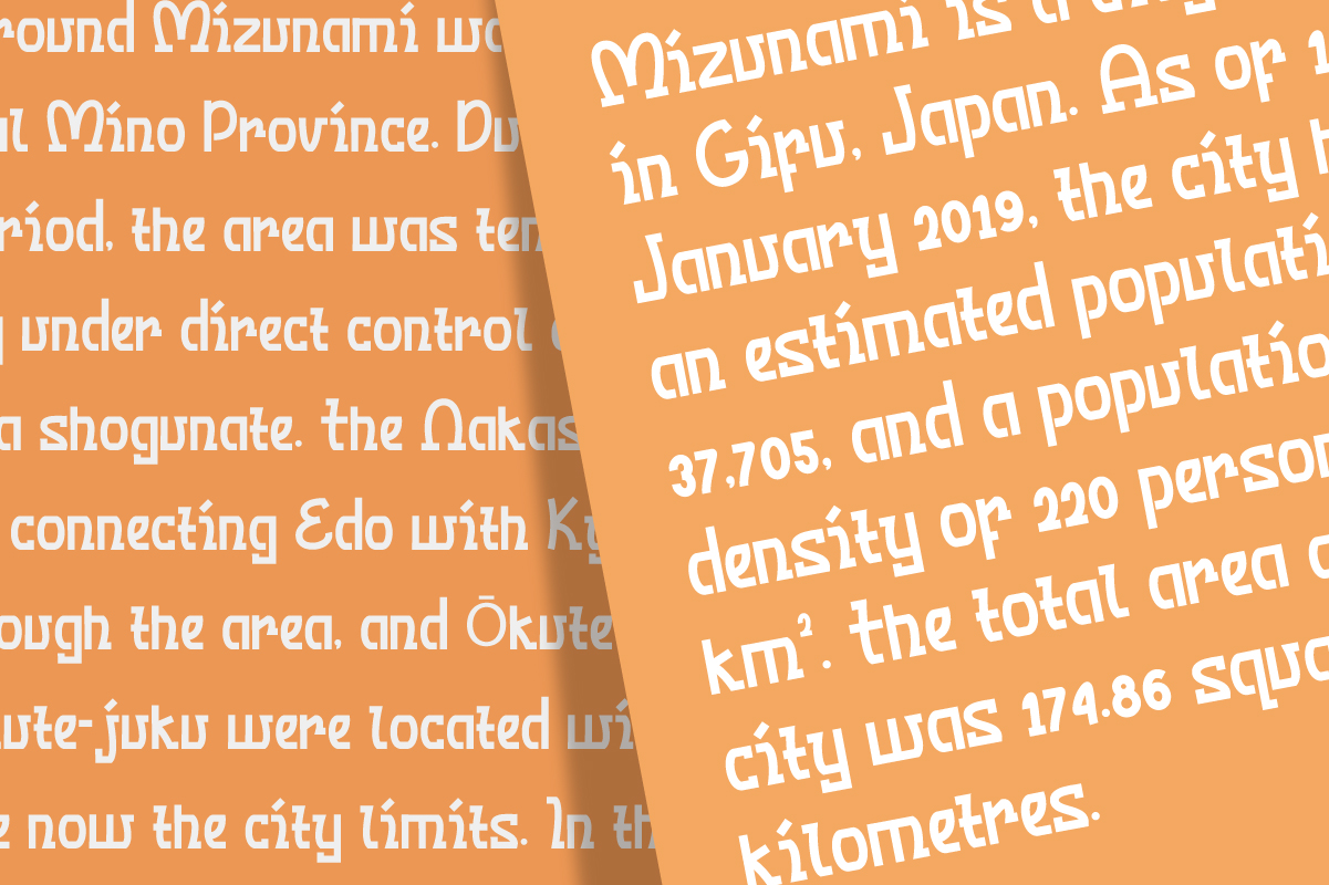 Mizunami Font preview image 5