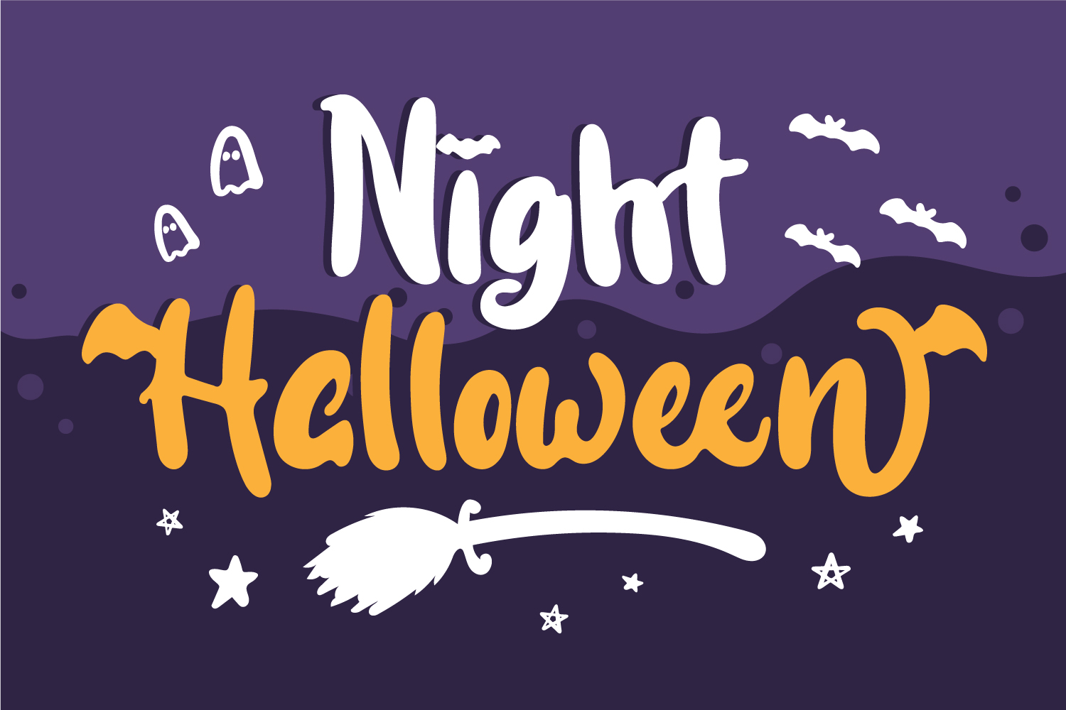 Night Halloween Display Font