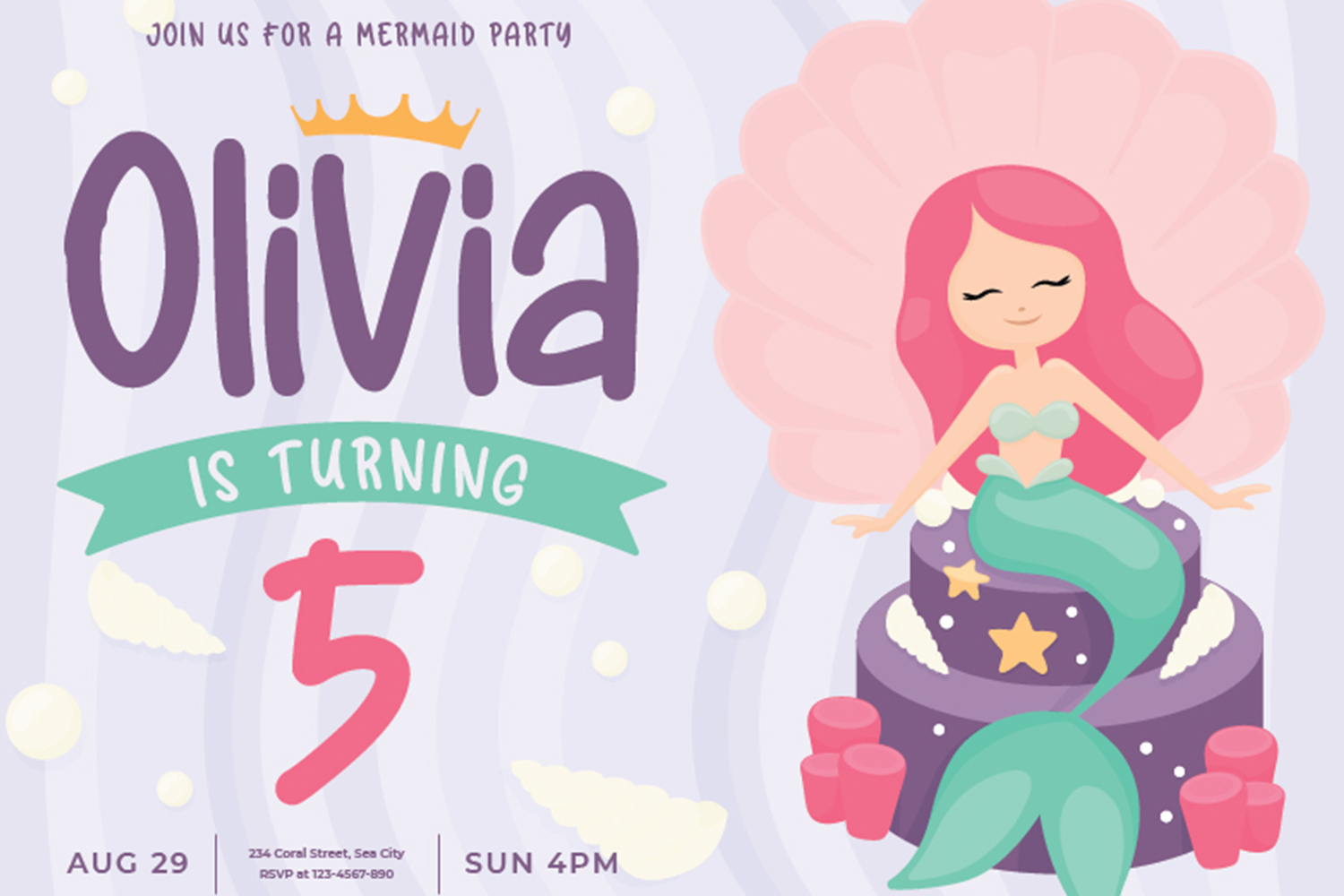 Baby Mermaid Font preview image 3