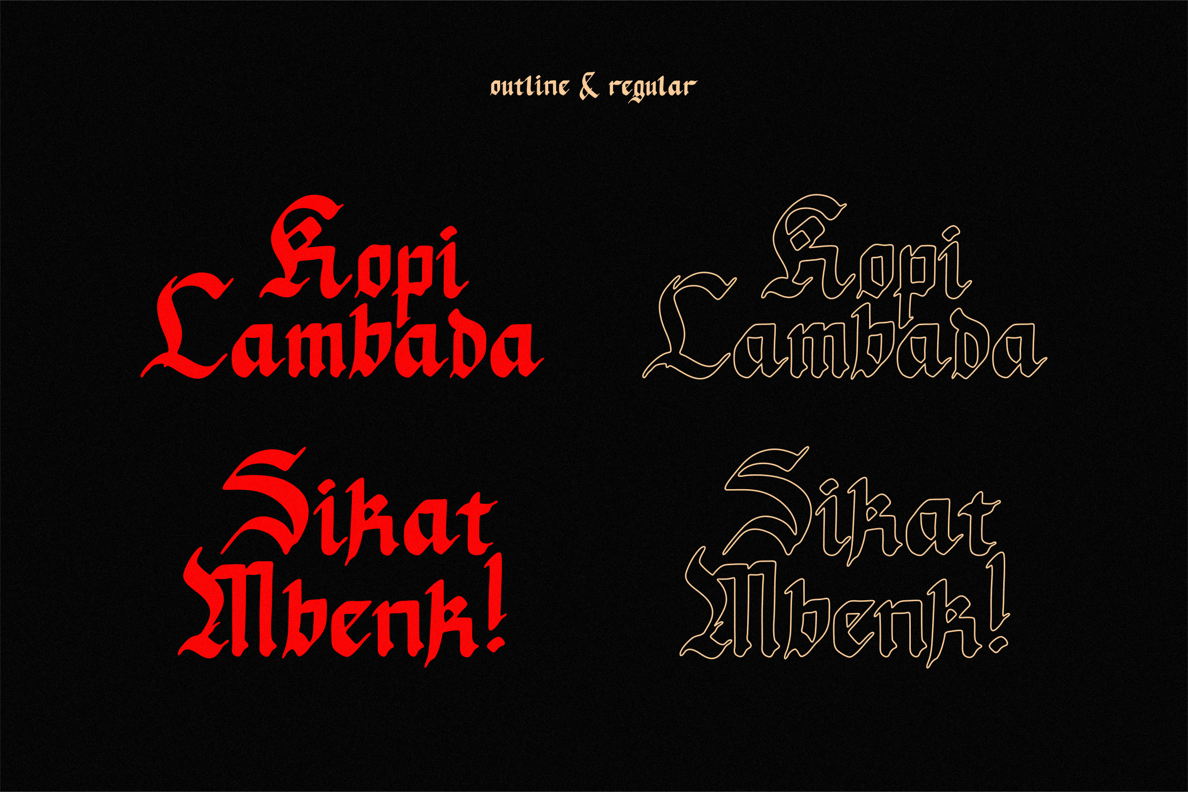 Mata Pisau Font preview image 5
