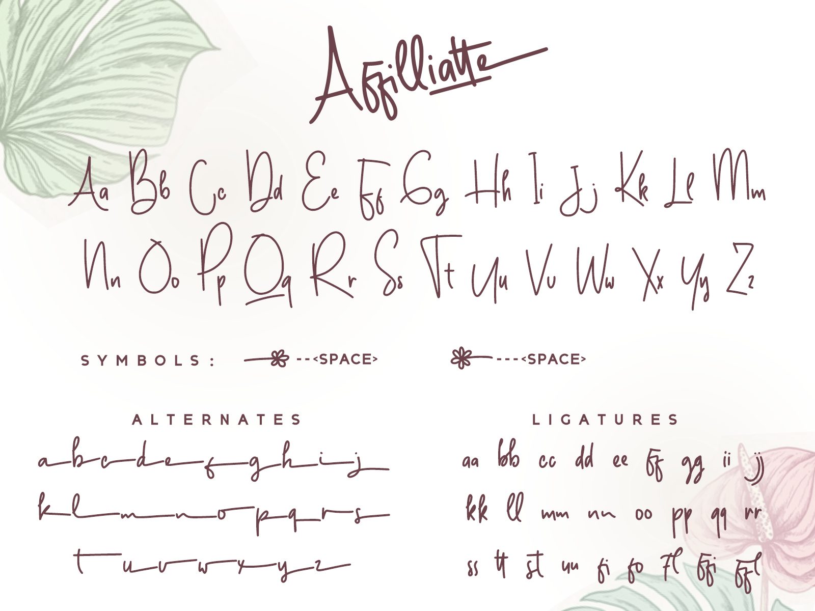 Affilliatte Font preview image 5