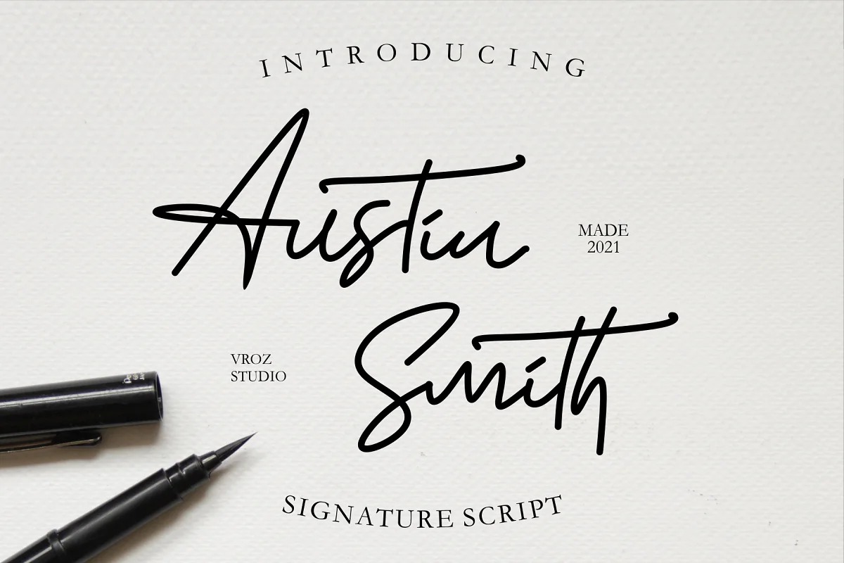 Austin Handwritten typeface