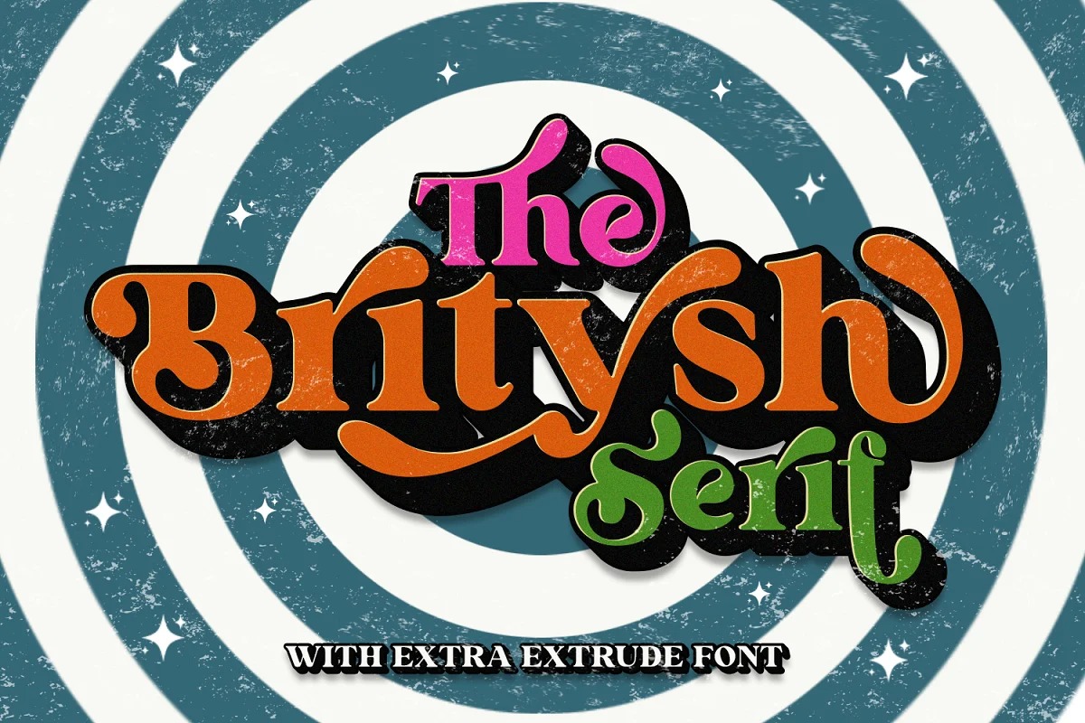 Britysh Bold Serif Font
