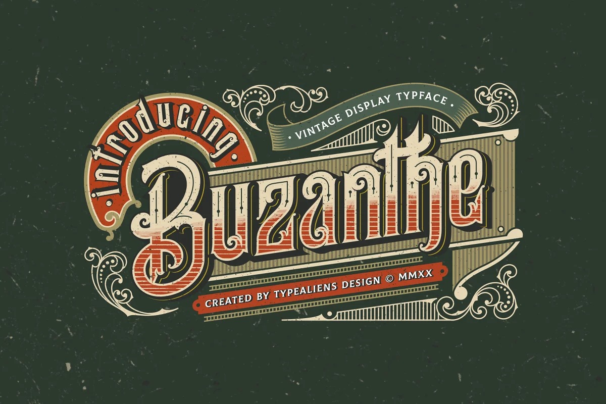 Buzanthe Blackletter Font