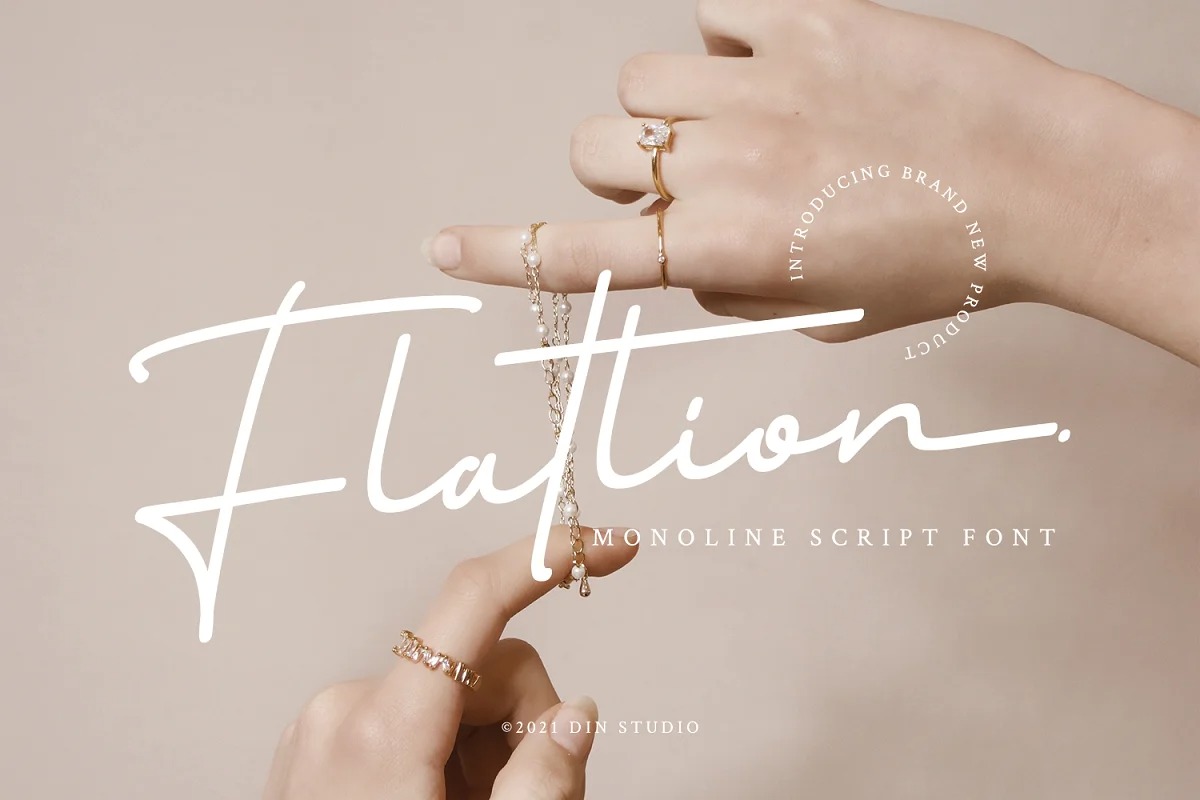 Flatlion Handwritten Font