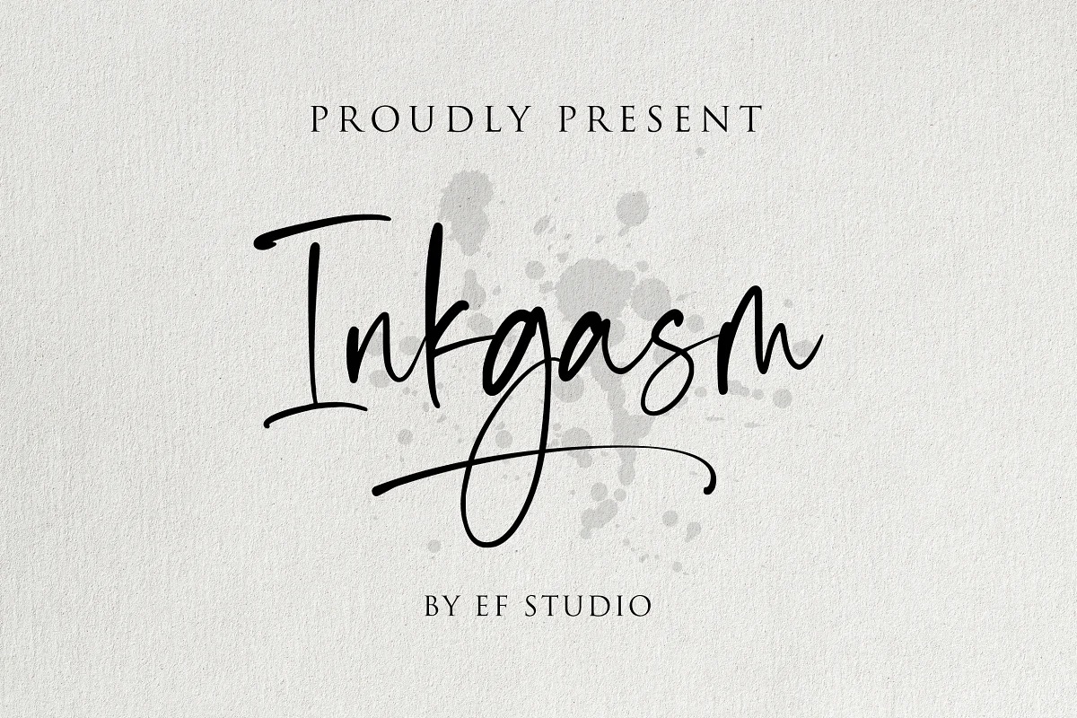 Inkgasm Handwritten Font