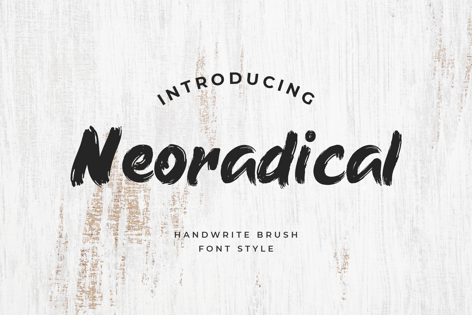 Neoradical Brush Font