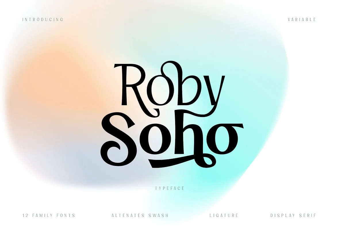 Roby Soho Sans Serif Font