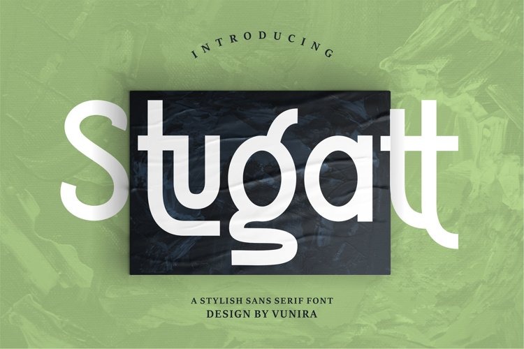 Stugatt Sans Serif Font
