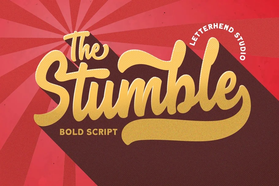 Stumble Bold Script Font