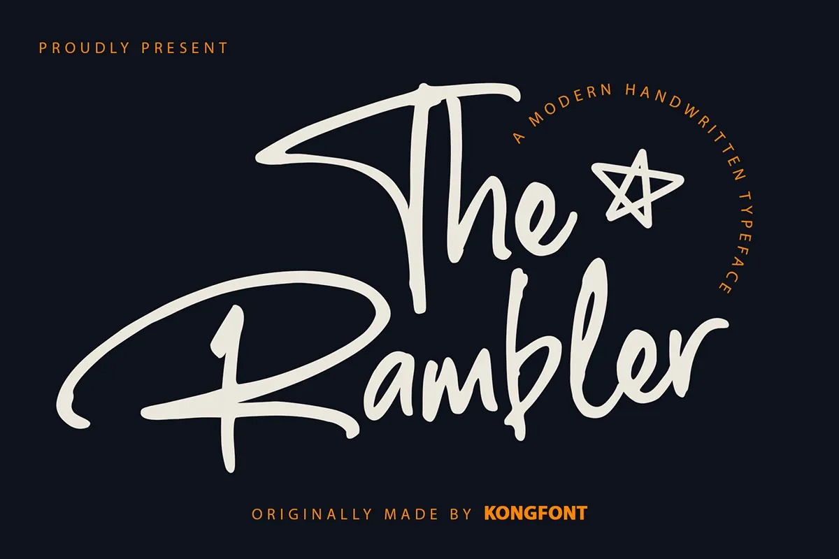 The Rambler Script Font