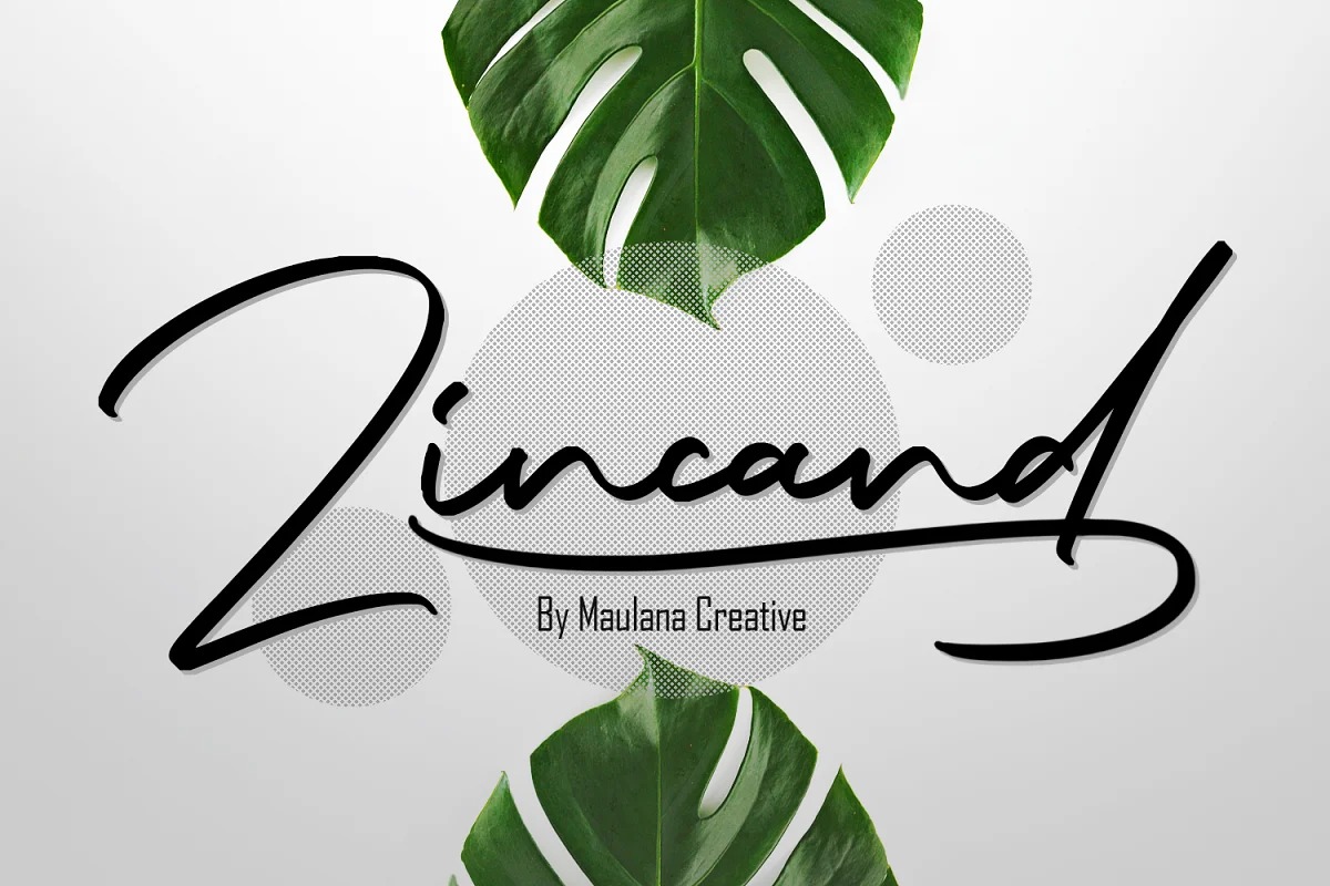 Zincand Handwritten Font