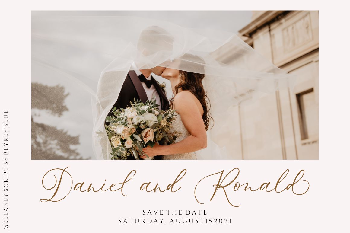Mellaney Script Font preview image 2