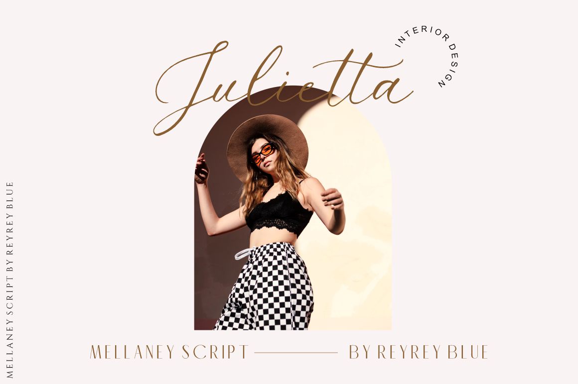 Mellaney Script Font preview image 5