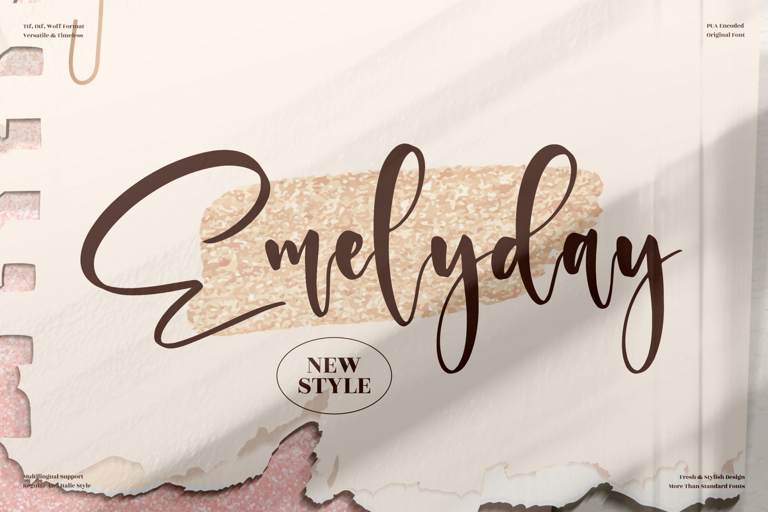 Emelyday Script Font
