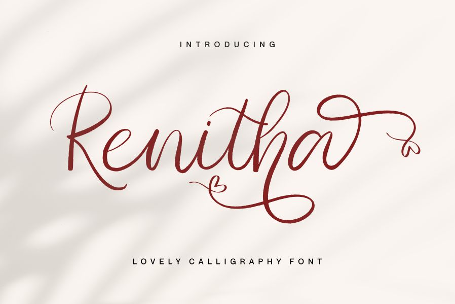 Renitha Script Font