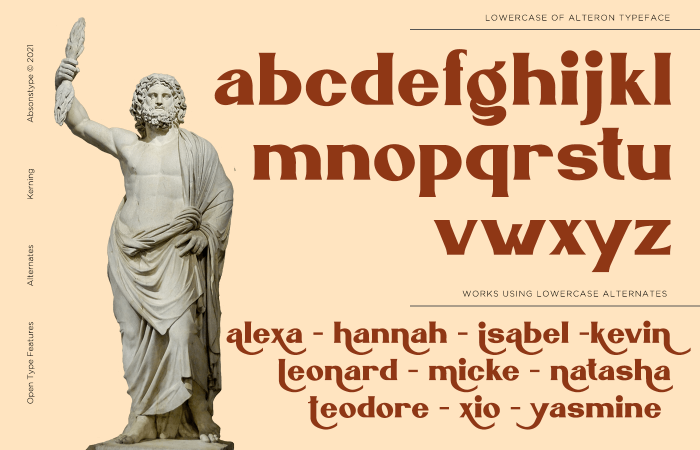 ALTERON Font preview image 4