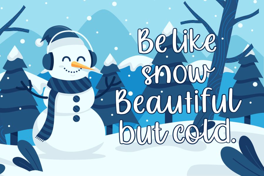 Mealky Winter Font preview image 5