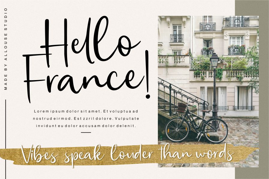 Eiffel Story Font preview image 2
