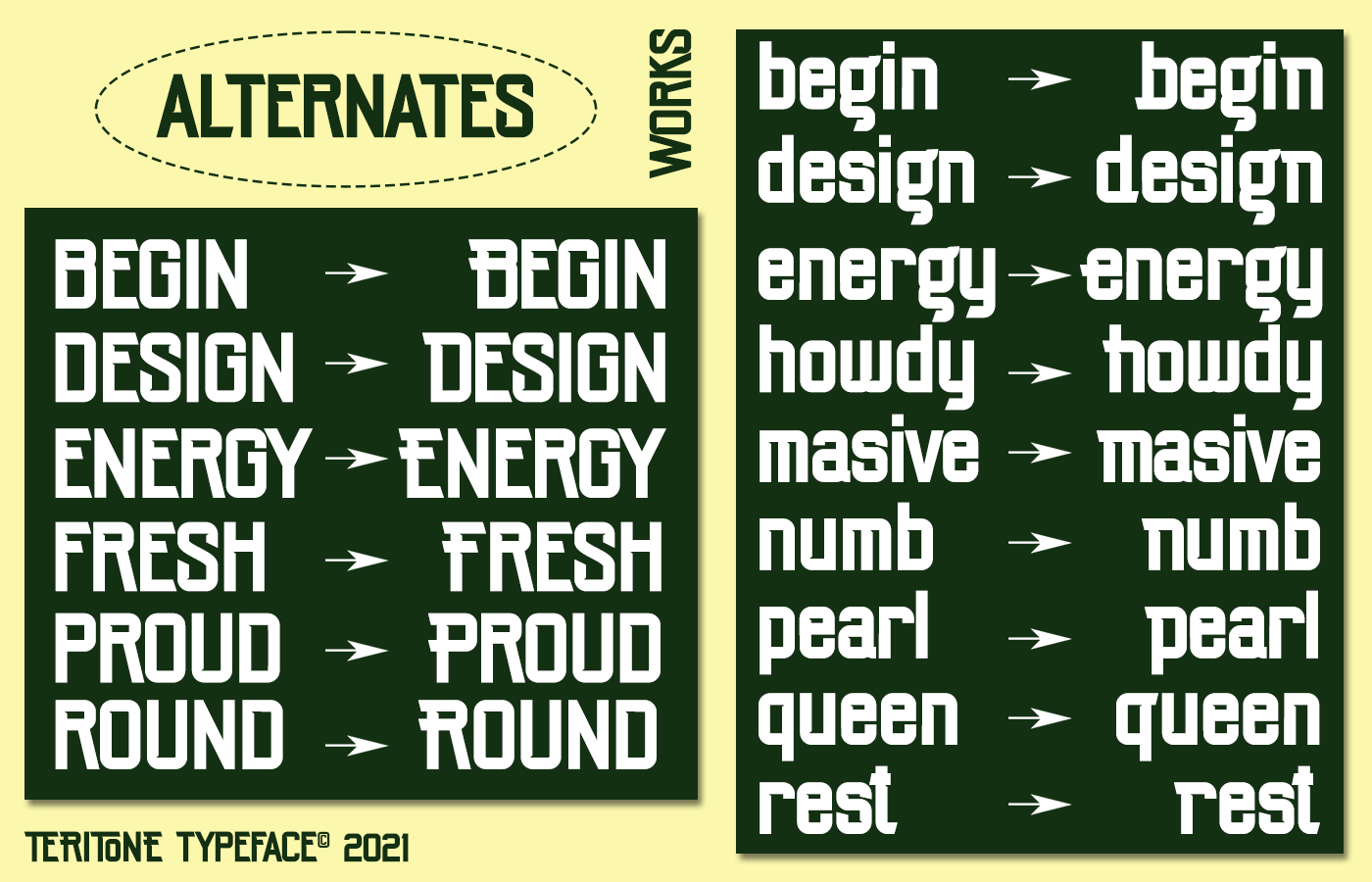 Teritone Font preview image 3