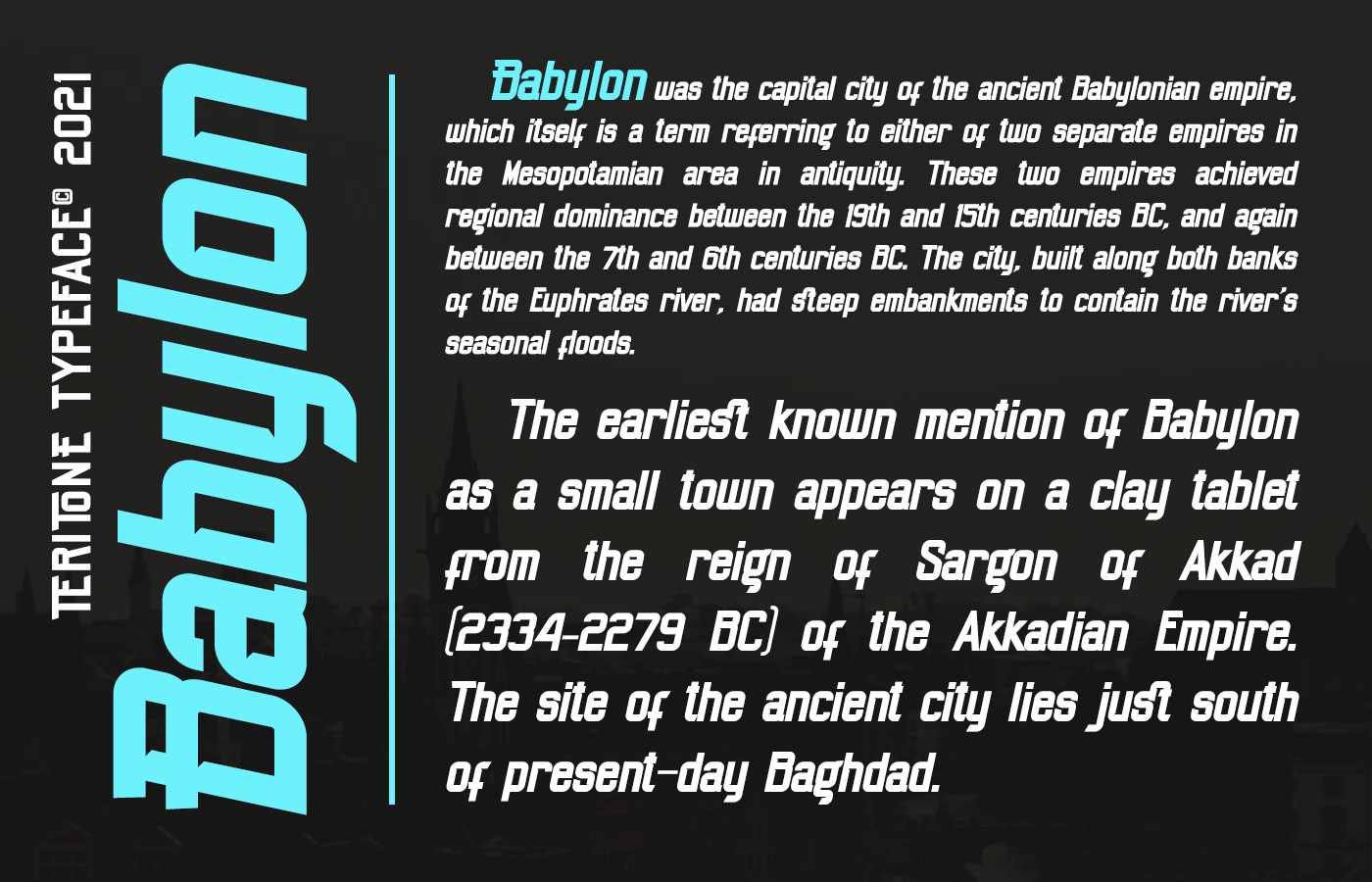 Teritone Font preview image 4