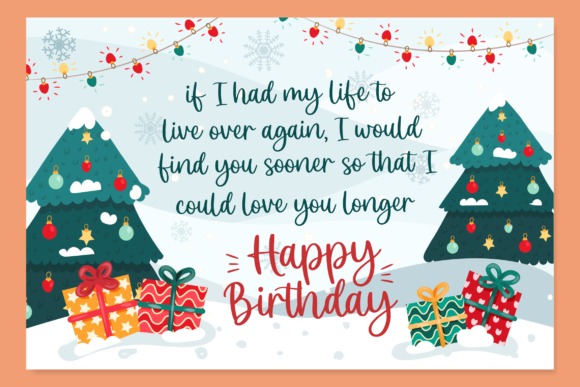 Christmas Scriptty Font preview image 2