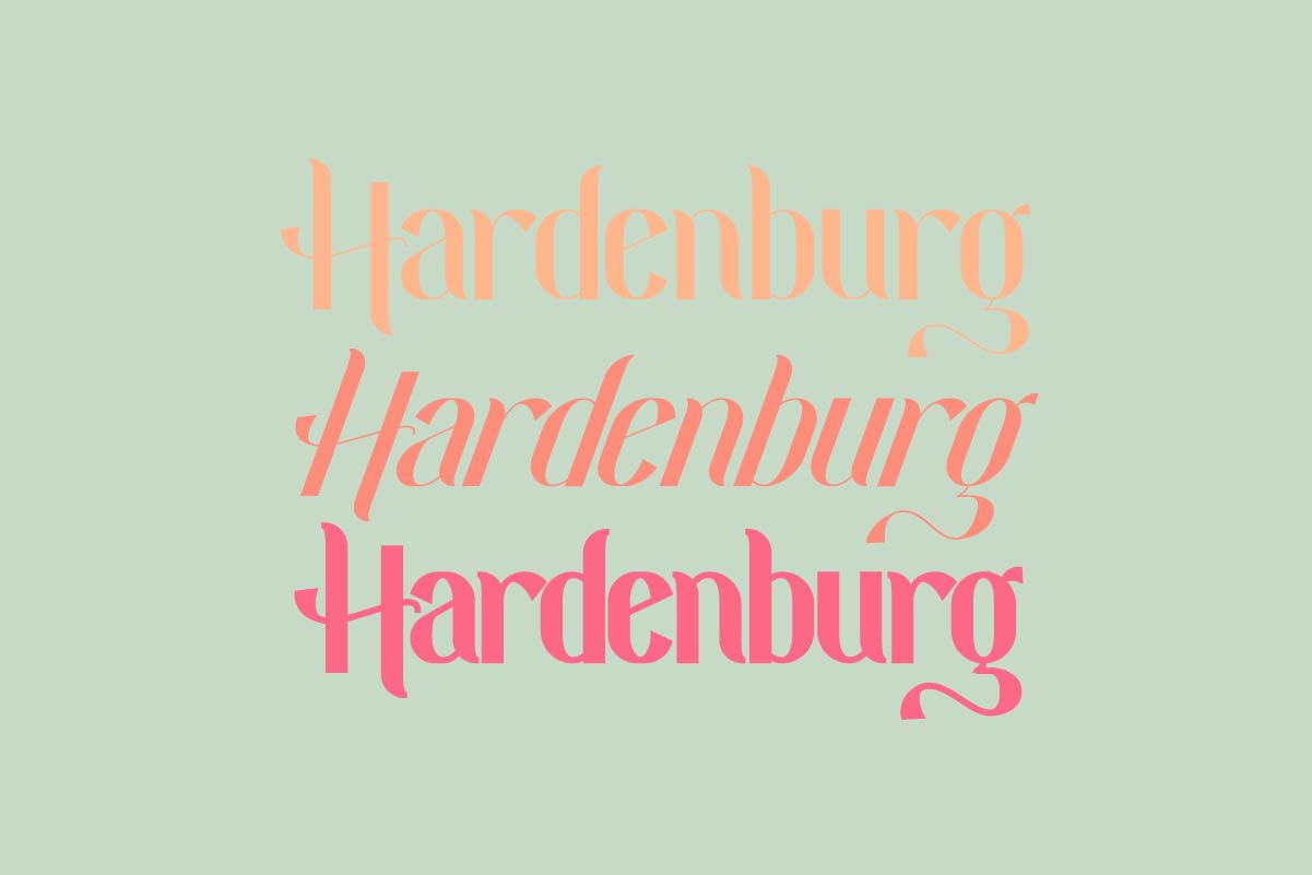 Hardenburg Font preview image 2