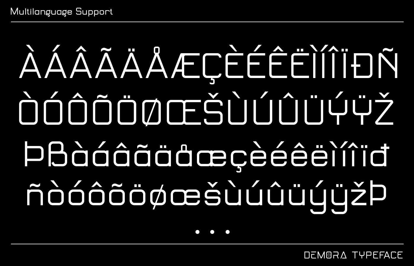 DEMORA Font preview image 4