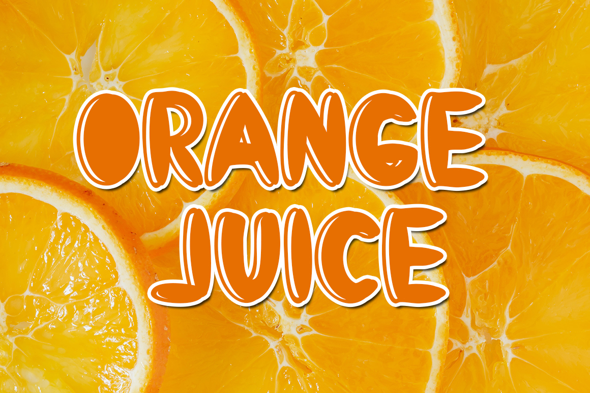 Fresh Drink Font preview image 3