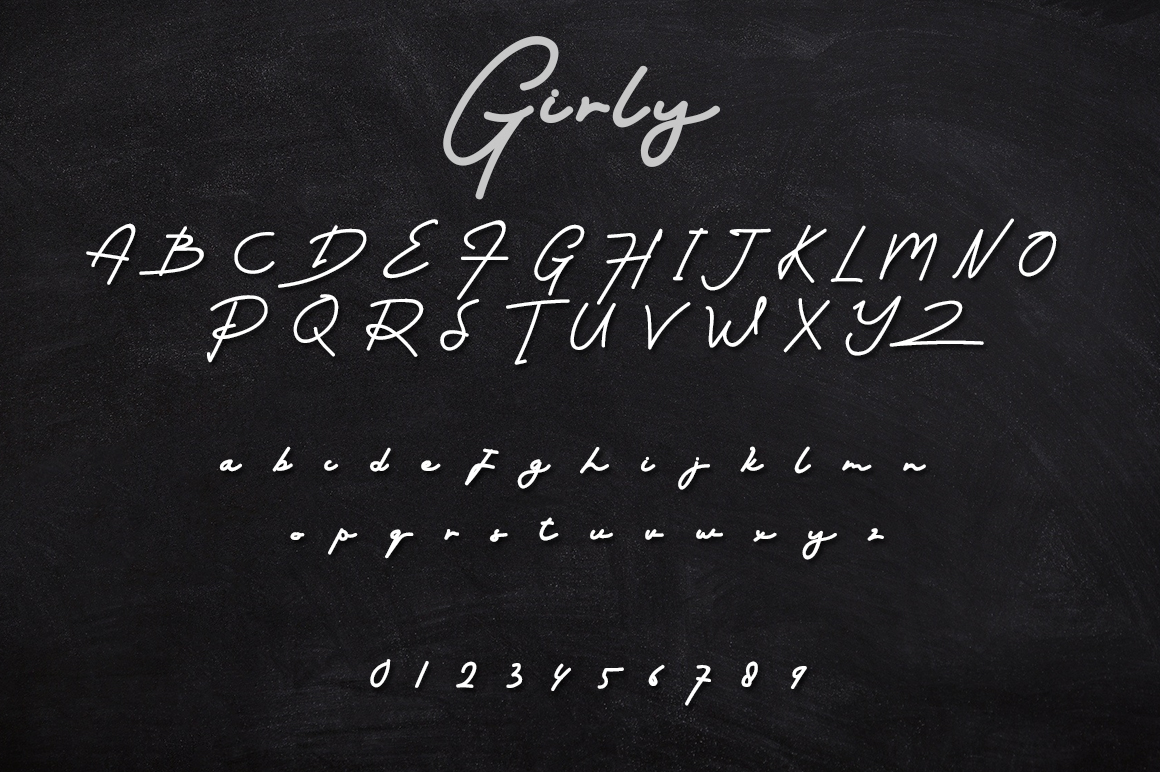 Girly Font preview image 2