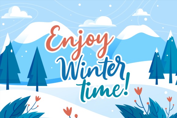 Guardian Snowing Font preview image 2