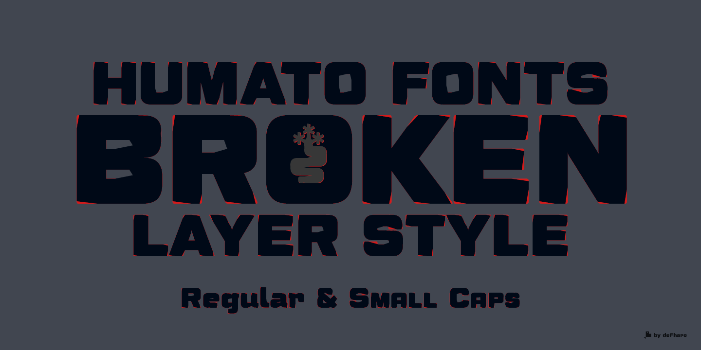 Humato Heavy Font preview image 4