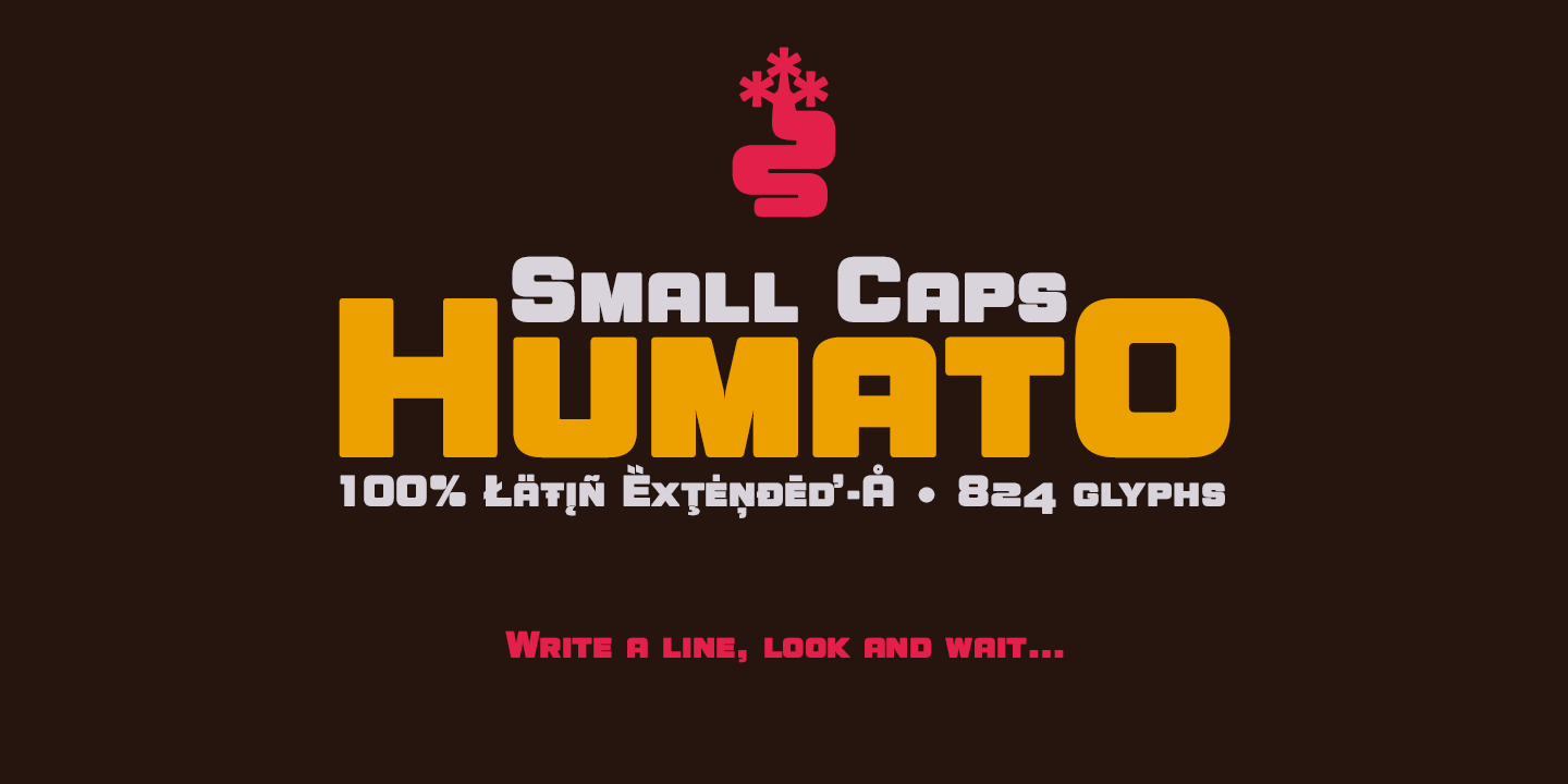 Humato Heavy Font preview image 2
