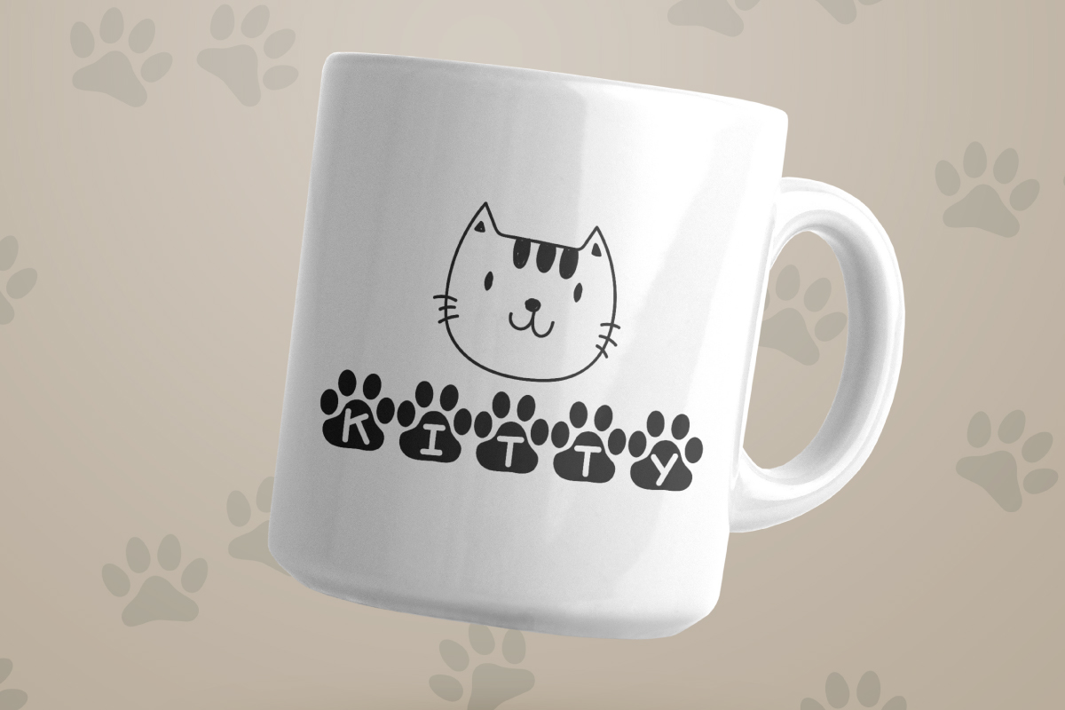 Kitty Paw Font preview image 5