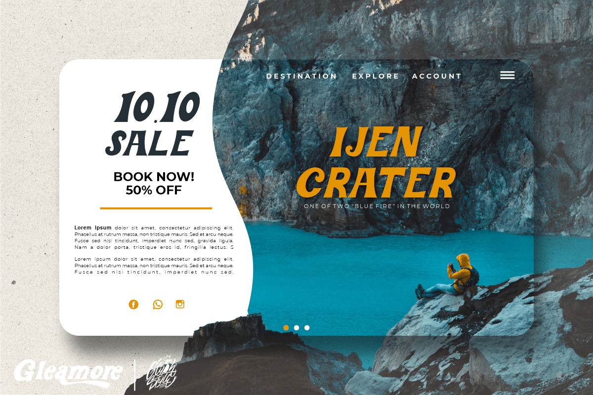 Gleamore Font preview image 5