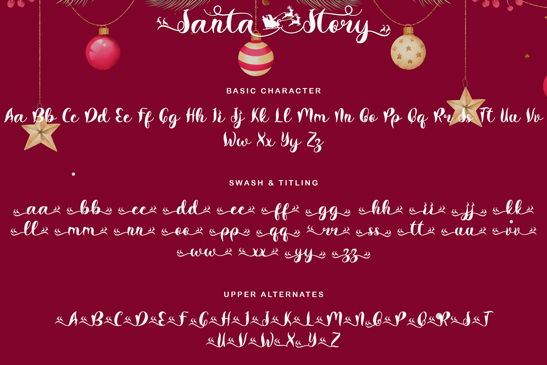 Santa Story Font preview image 4
