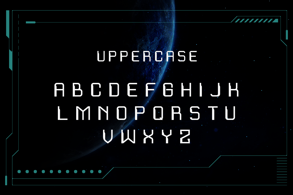 Exo Space Font preview image 2