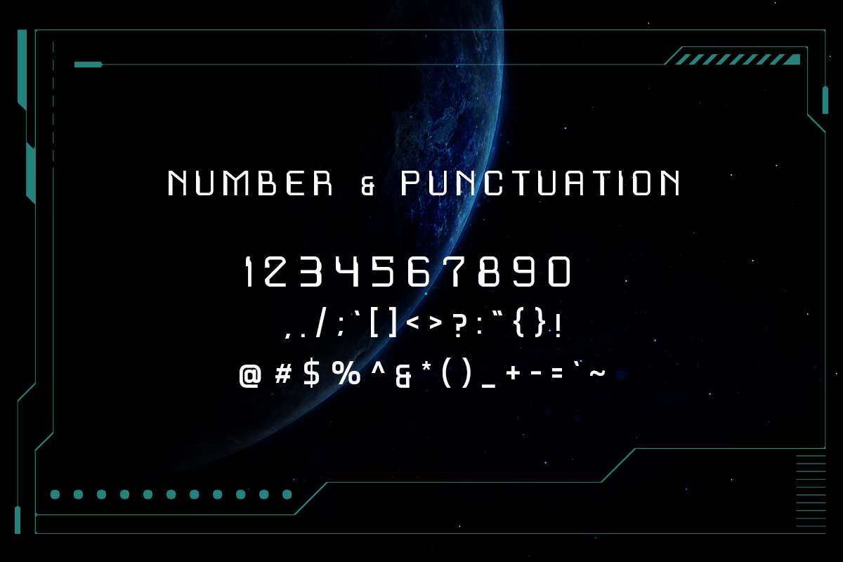 Exo Space Font preview image 4