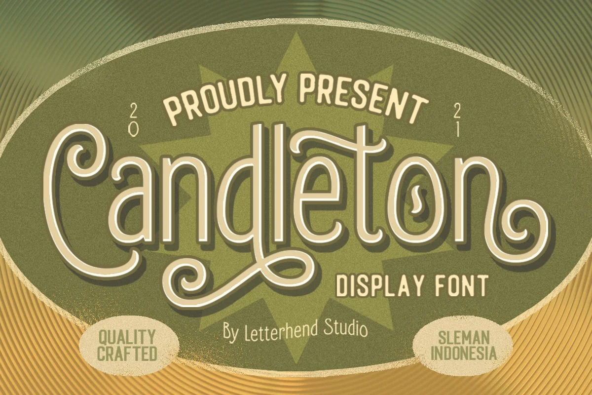 Candleton Display Font