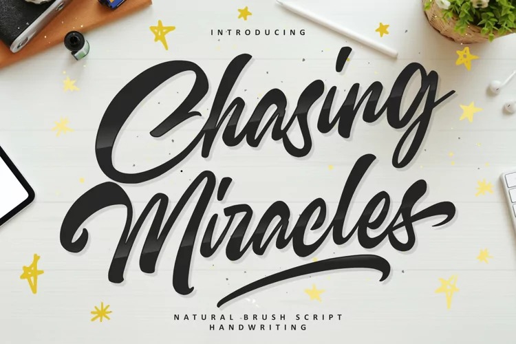 Chasing Miracles Script Font