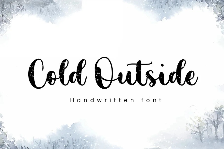 Cold Outside Script Font